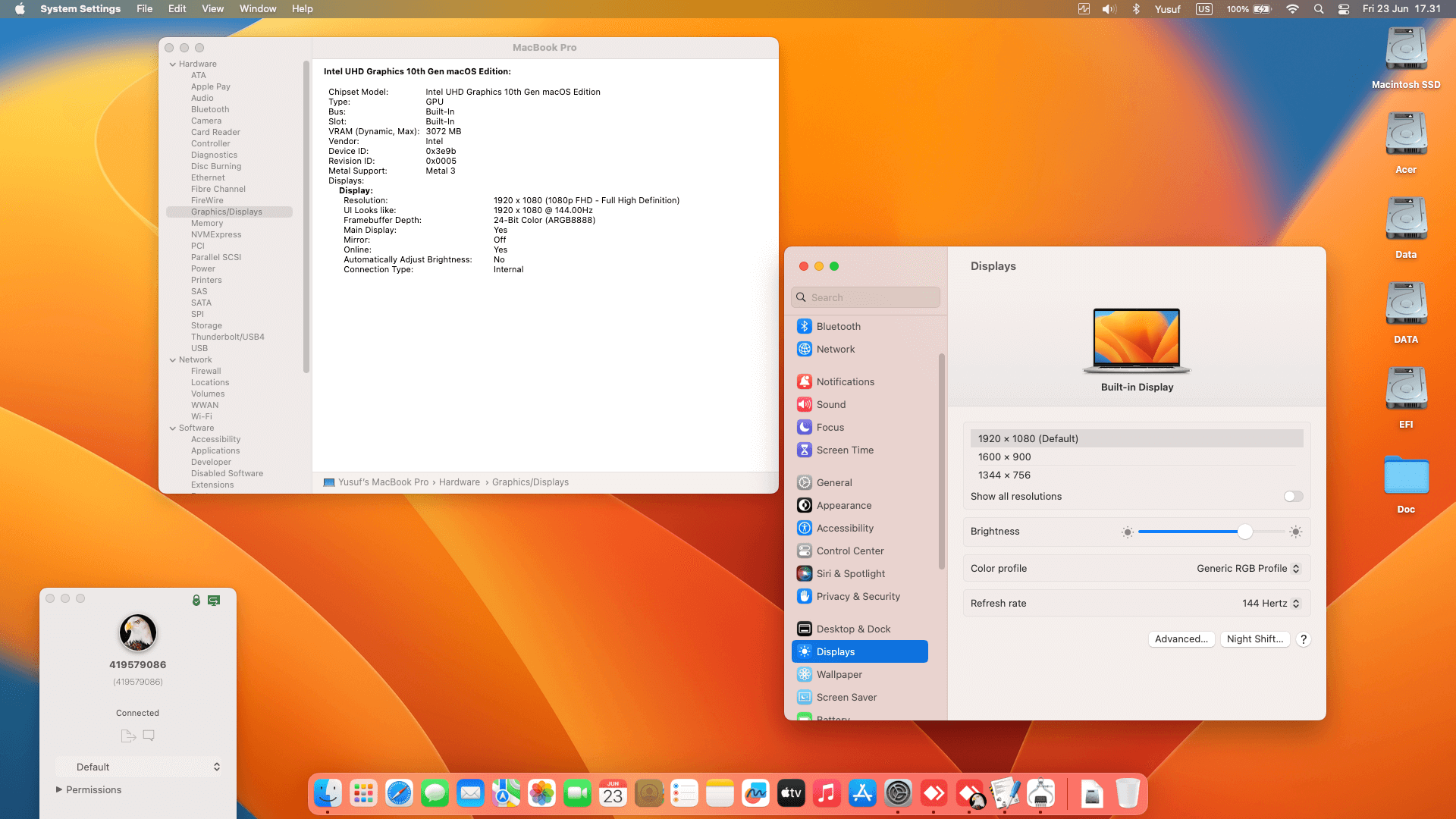 Acer Nitro 5 AN515 55 76SK [CometLake   Intel UHD 630 + I2C]   OpenCore 1
